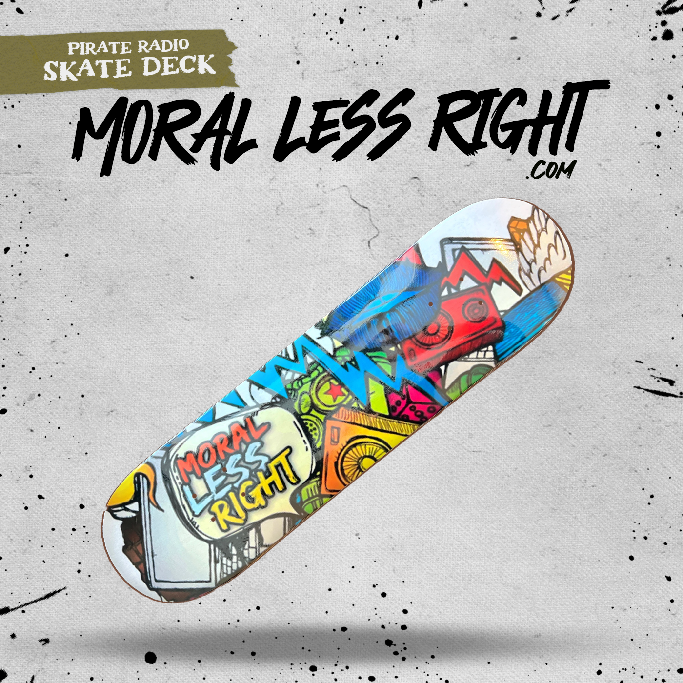 Pirate Radio Pro Skateboard Deck