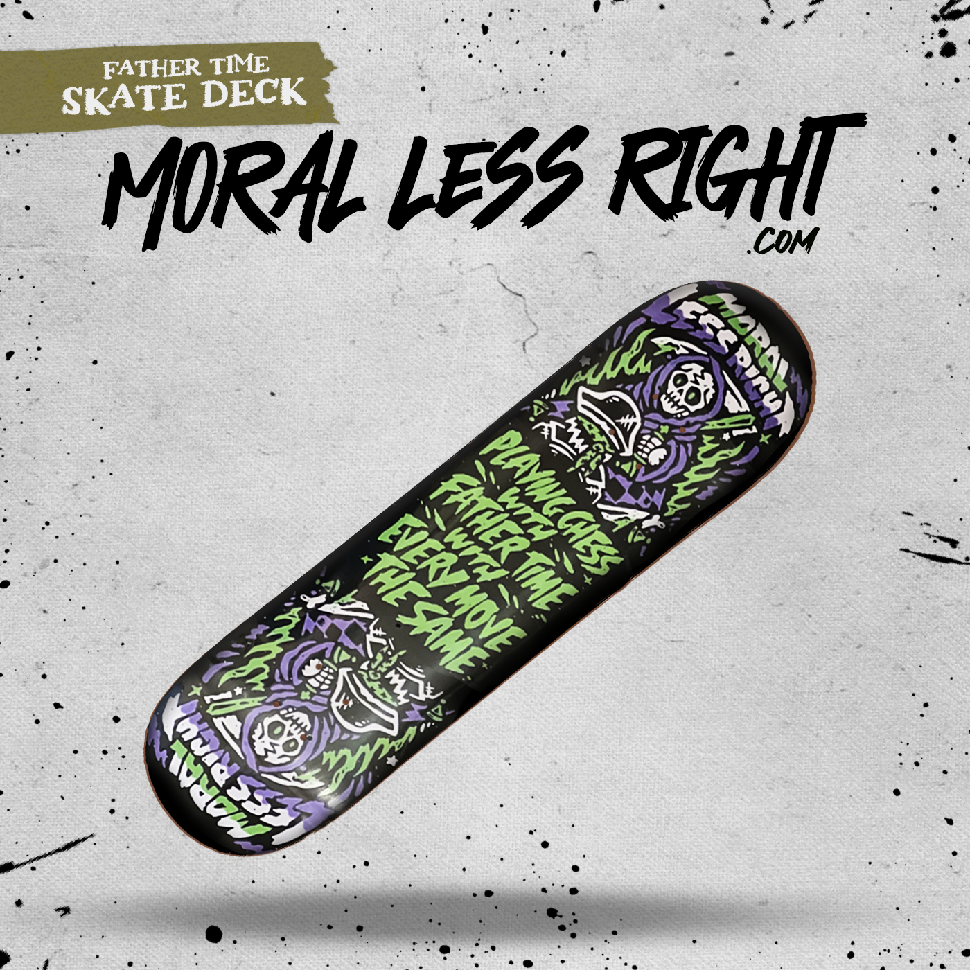 Father Time Pro Skateboard Deck